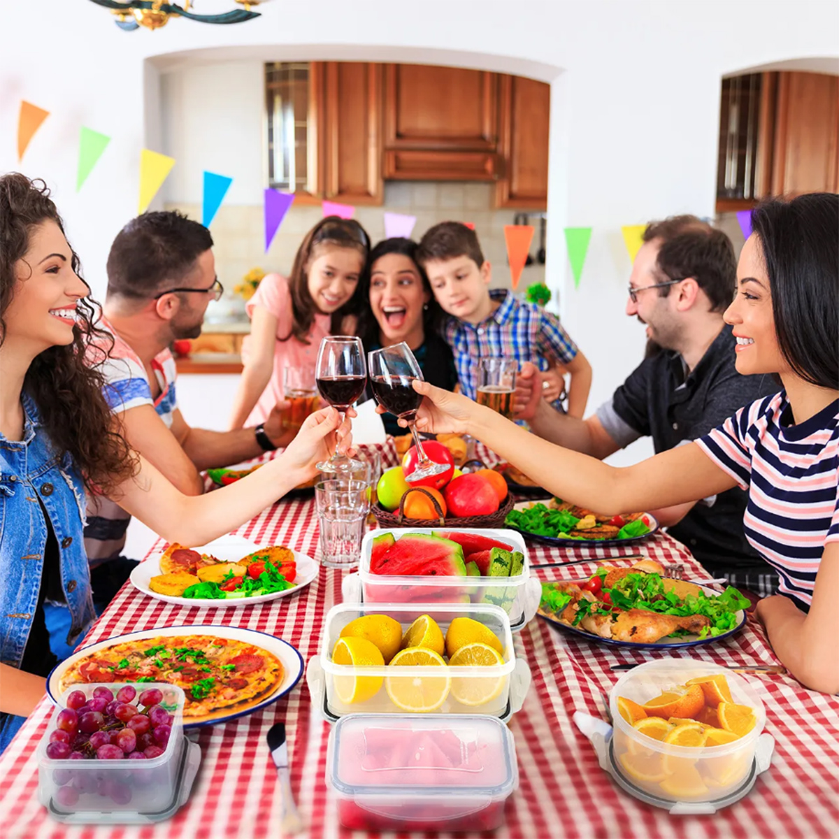 56PCS-Large Family-Size Multi- - Meal Prep Weekly incelemesi ve fiyatı